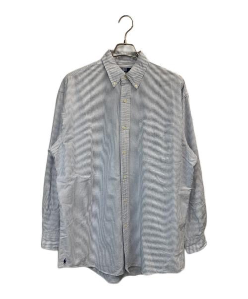 POLO RALPH LAUREN（ポロ・ラルフローレン）POLO RALPH LAUREN (ポロ・ラルフローレン) 長袖ポロシャツ ネイビー サイズ:Mの古着・服飾アイテム
