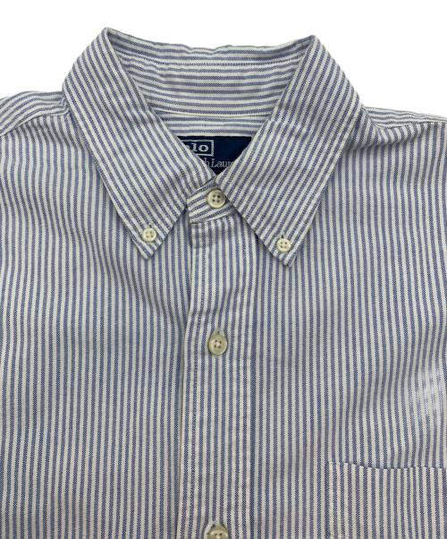POLO RALPH LAUREN（ポロ・ラルフローレン）POLO RALPH LAUREN (ポロ・ラルフローレン) 長袖ポロシャツ ネイビー サイズ:Mの古着・服飾アイテム