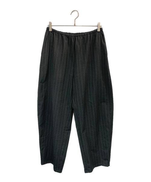 LOEFF（ロエフ）LOEFF (ロエフ) ピンストライプ ワイド イージー パンツ グレー サイズ:1の古着・服飾アイテム