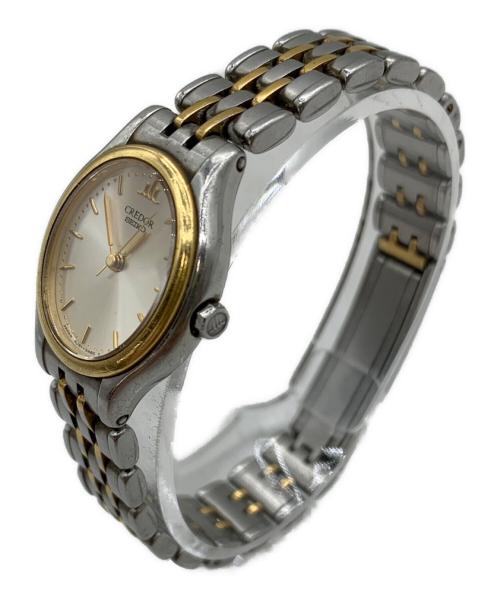 CREDOR（クレドール）CREDOR (クレドール) SEIKO (セイコー) 腕時計 ホワイトの古着・服飾アイテム