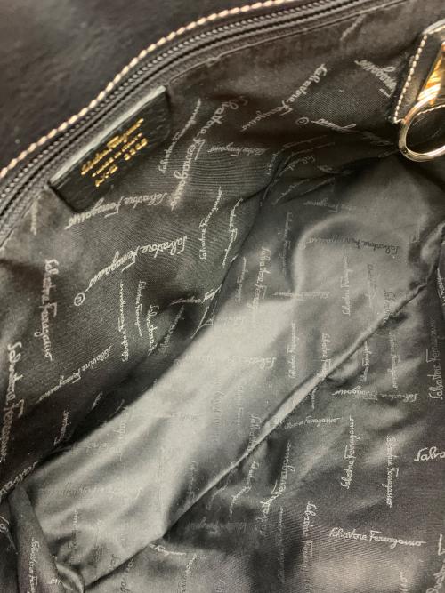 Salvatore Ferragamo（サルヴァトーレ フェラガモ）Salvatore Ferragamo (サルヴァトーレ フェラガモ) ボストンバッグ ブラックの古着・服飾アイテム