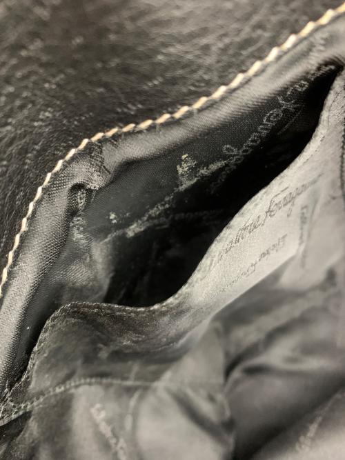 Salvatore Ferragamo（サルヴァトーレ フェラガモ）Salvatore Ferragamo (サルヴァトーレ フェラガモ) ボストンバッグ ブラックの古着・服飾アイテム