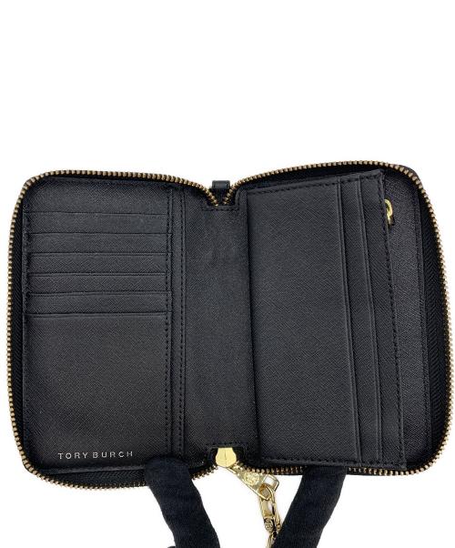 TORY BURCH（トリーバーチ）TORY BURCH (トリーバーチ) 2つ折り財布 ブラックの古着・服飾アイテム