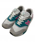 NEW BALANCEニューバランス）の古着「CM997 HZH/スニーカー」｜ホワイト×グリーン