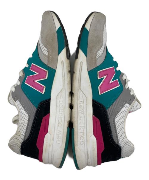 NEW BALANCE（ニューバランス）NEW BALANCE (ニューバランス) CM997 HZH/スニーカー ホワイト×グリーン サイズ:27.0cmの古着・服飾アイテム