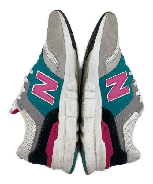 NEW BALANCE（ニューバランス）NEW BALANCE (ニューバランス) CM997 HZH/スニーカー ホワイト×グリーン サイズ:27.0cmの古着・服飾アイテム