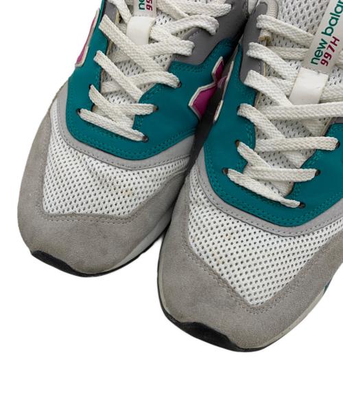NEW BALANCE（ニューバランス）NEW BALANCE (ニューバランス) CM997 HZH/スニーカー ホワイト×グリーン サイズ:27.0cmの古着・服飾アイテム