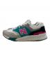 NEW BALANCE (ニューバランス) CM997 HZH/スニーカー ホワイト×グリーン サイズ:27.0cm：4000円