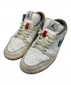 NIKEナイキ）の古着「AIR JORDAN 1 LOW PRM/スニーカー」｜ホワイト