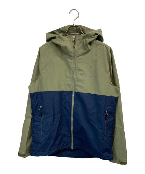 Columbia（コロンビア）Columbia (コロンビア) ヴィザボナパスジャケット カーキ×ネイビー サイズ:Mの古着・服飾アイテム