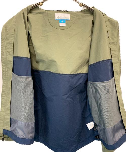 Columbia（コロンビア）Columbia (コロンビア) ヴィザボナパスジャケット カーキ×ネイビー サイズ:Mの古着・服飾アイテム