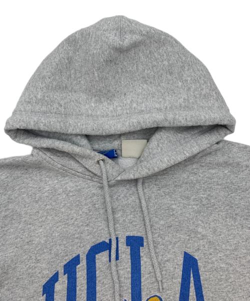 UCLA（ユーシーエルエー）UCLA (ユーシーエルエー) NUTMEG (ナツメグ) Bruinsカレッジロゴパーカー グレー サイズ:Lの古着・服飾アイテム