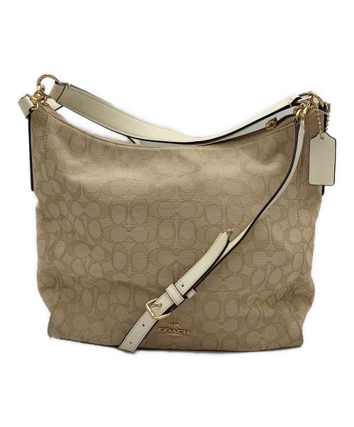 COACH（コーチ）COACH (コーチ) 2WAYバッグ ベージュの古着・服飾アイテム