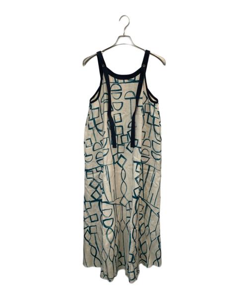 ROSE BUD（ローズバッド）ROSE BUD (ローズバッド) テントラインワンピース ベージュ サイズ:Fの古着・服飾アイテム