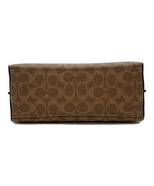 COACH（コーチ）COACH (コーチ) モリー トート バッグ 25・シグネチャー キャンバス ブラウンの古着・服飾アイテム