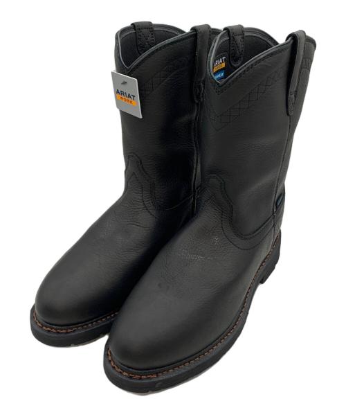 ARIAT（アリアット）ARIAT (アリアット) ワークブーツ ブラック サイズ:US 9.5の古着・服飾アイテム