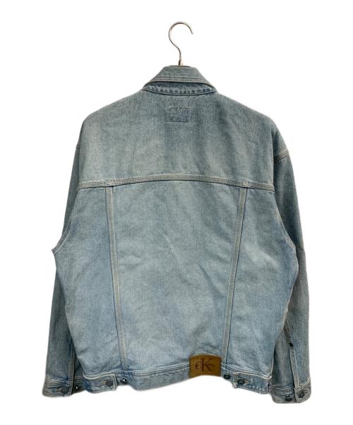 Calvin Klein（カルバンクライン）Calvin Klein (カルバンクライン) デニムジャケット ライトブルー サイズ:Lの古着・服飾アイテム