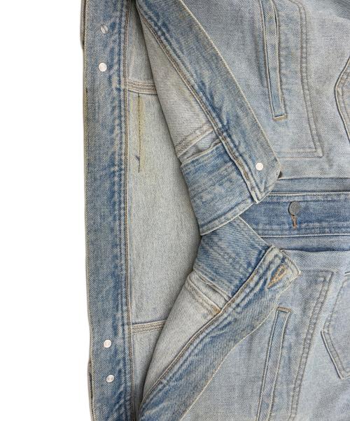 Calvin Klein（カルバンクライン）Calvin Klein (カルバンクライン) デニムジャケット ライトブルー サイズ:Lの古着・服飾アイテム
