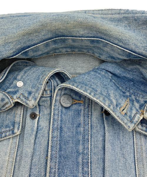 Calvin Klein（カルバンクライン）Calvin Klein (カルバンクライン) デニムジャケット ライトブルー サイズ:Lの古着・服飾アイテム
