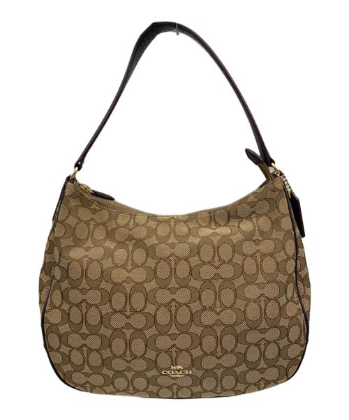 COACH（コーチ）COACH (コーチ) ワンショルダーバッグ ベージュの古着・服飾アイテム
