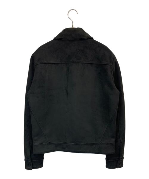 ZARA（ザラ）ZARA (ザラ) フェイクスエードレギュラーフィットジャケット ブラック サイズ:Sの古着・服飾アイテム