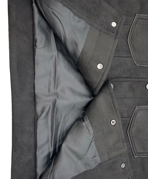 ZARA（ザラ）ZARA (ザラ) フェイクスエードレギュラーフィットジャケット ブラック サイズ:Sの古着・服飾アイテム
