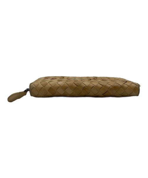 BOTTEGA VENETA（ボッテガベネタ）BOTTEGA VENETA (ボッテガベネタ) 長財布 キャメルの古着・服飾アイテム