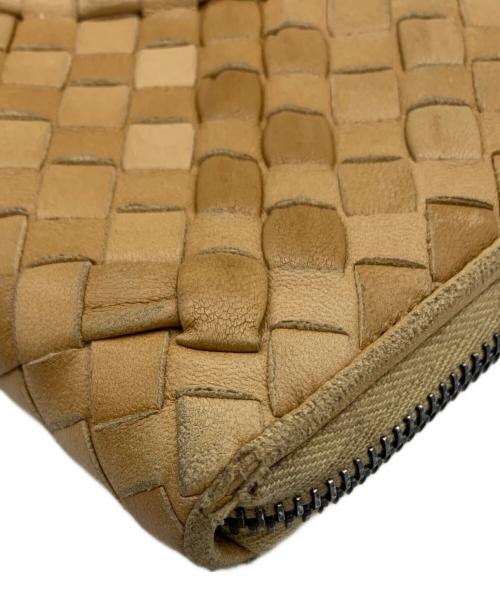 BOTTEGA VENETA（ボッテガベネタ）BOTTEGA VENETA (ボッテガベネタ) 長財布 キャメルの古着・服飾アイテム