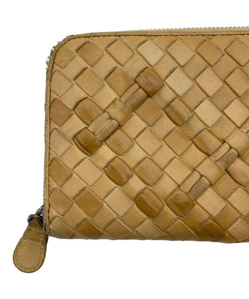 BOTTEGA VENETA（ボッテガベネタ）BOTTEGA VENETA (ボッテガベネタ) 長財布 キャメルの古着・服飾アイテム