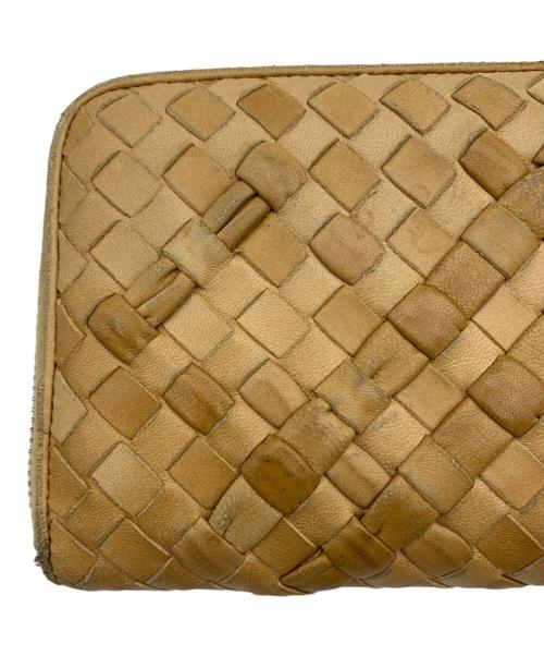 BOTTEGA VENETA（ボッテガベネタ）BOTTEGA VENETA (ボッテガベネタ) 長財布 キャメルの古着・服飾アイテム