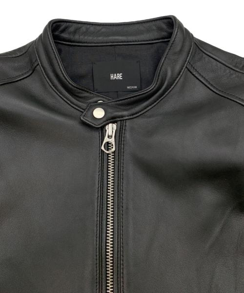 HARE（ハレ）HARE (ハレ) レザージャケット ブラック サイズ:Mの古着・服飾アイテム