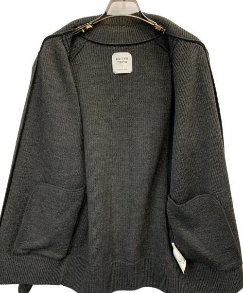 UNITED TOKYO（ユナイテッドトーキョー）UNITED TOKYO (ユナイテッドトーキョー) ドライバーズニット グレー サイズ:1の古着・服飾アイテム