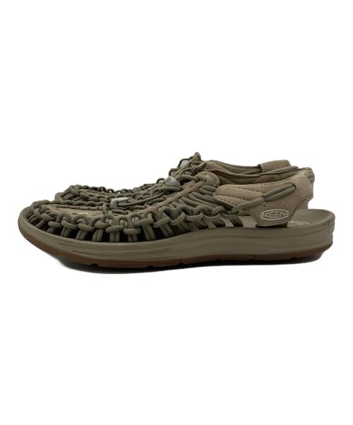 KEEN（キーン）KEEN (キーン) ユニーク/サンダル ベージュ サイズ:27.0cmの古着・服飾アイテム