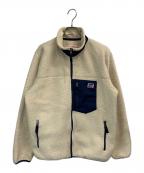 LEVI'Sリーバイス）の古着「ボアジャケット」｜ベージュ×ネイビー