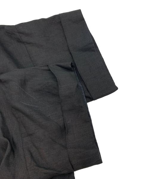 fog linen work（フォグリネンワーク）fog linen work (フォグリネンワーク) 半袖ブラウス ブラック サイズ:記載なしの古着・服飾アイテム