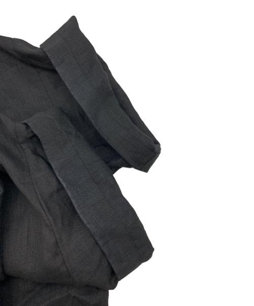 fog linen work（フォグリネンワーク）fog linen work (フォグリネンワーク) 半袖ブラウス ブラック サイズ:記載なしの古着・服飾アイテム