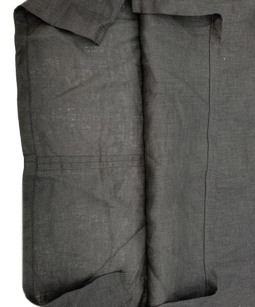 fog linen work（フォグリネンワーク）fog linen work (フォグリネンワーク) 半袖ブラウス ブラック サイズ:記載なしの古着・服飾アイテム