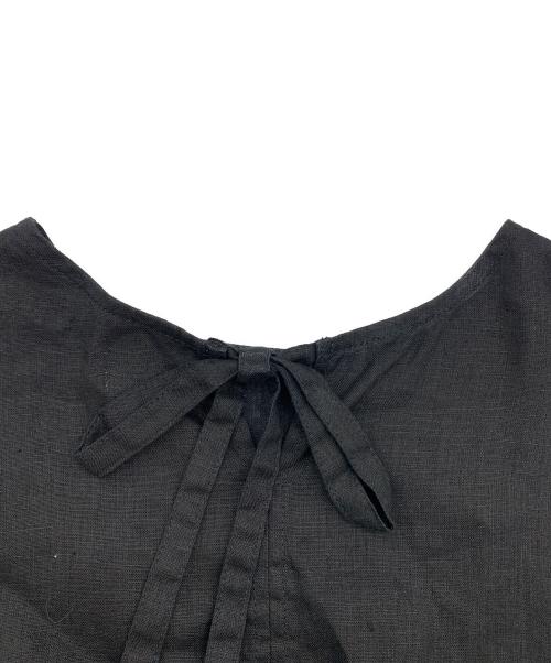 fog linen work（フォグリネンワーク）fog linen work (フォグリネンワーク) 半袖ブラウス ブラック サイズ:記載なしの古着・服飾アイテム