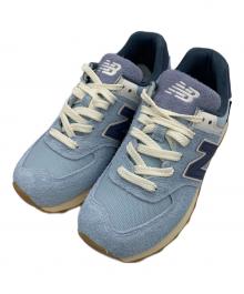 NEW BALANCE（ニューバランス）の古着「U574NLB/ローカットスニーカー」｜ライトブルー×インディゴ