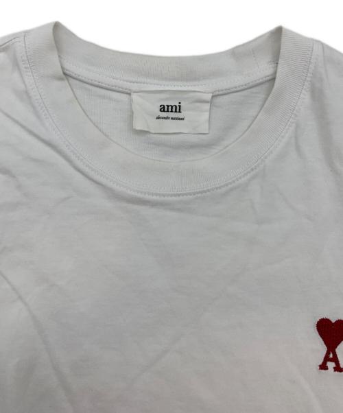 AMI PARIS（アミ パリス）AMI PARIS (アミ パリス) 半袖カットソー ホワイト サイズ:記載なしの古着・服飾アイテム