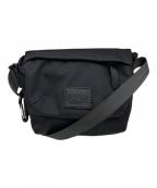 Manhattan Portage BLACK LABELマンハッタンポーテージ ブラックレーベル）の古着「IRVING MESSENGER BAG」｜ブラック