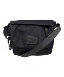 Manhattan Portage BLACK LABEL（マンハッタンポーテージ ブラックレーベル）の古着「IRVING MESSENGER BAG」｜ブラック
