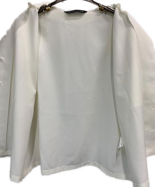 mizuiro-ind（ミズイロインド）mizuiro-ind (ミズイロインド) 半袖シャツ ホワイト サイズ:記載なしの古着・服飾アイテム