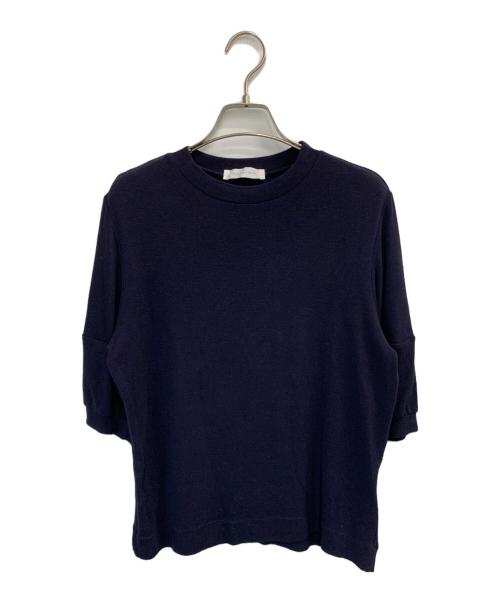 soutiencollar（ステンカラー）soutiencollar (ステンカラー) 半袖カットソー ネイビー サイズ:38の古着・服飾アイテム