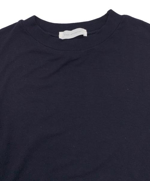 soutiencollar（ステンカラー）soutiencollar (ステンカラー) 半袖カットソー ネイビー サイズ:38の古着・服飾アイテム
