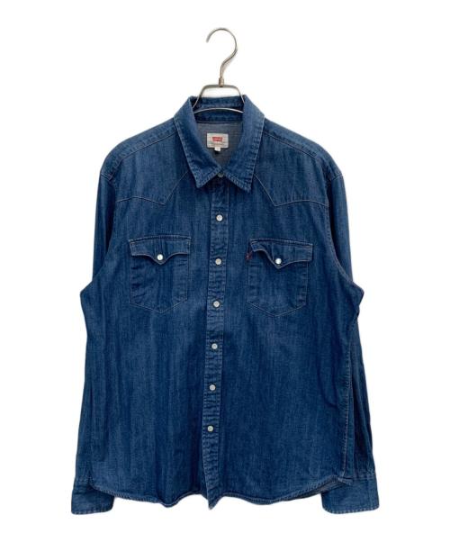LEVI'S（リーバイス）LEVI'S (リーバイス) 長袖シャツ インディゴ サイズ:Lの古着・服飾アイテム