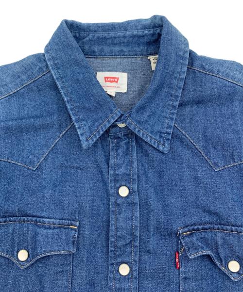 LEVI'S（リーバイス）LEVI'S (リーバイス) 長袖シャツ インディゴ サイズ:Lの古着・服飾アイテム