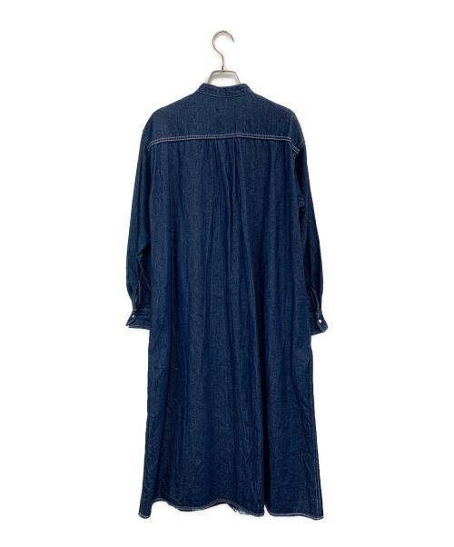 SHIPS any（シップスエニィ）SHIPS any (シップスエニィ) 長袖ワンピース インディゴ サイズ:Fの古着・服飾アイテム