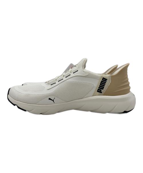 PUMA（プーマ）PUMA (プーマ) フレックスレース イーズイン ALT ワイド ベージュ サイズ:28.0cmの古着・服飾アイテム