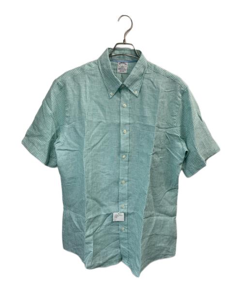 BROOKS BROTHERS（ブルックスブラザーズ）BROOKS BROTHERS (ブルックスブラザーズ) 半袖シャツ グリーン サイズ:Lの古着・服飾アイテム